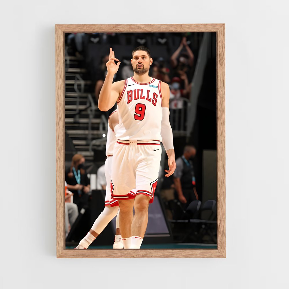 Poster Vucevic en Action – affiche Basketball (vue 4)